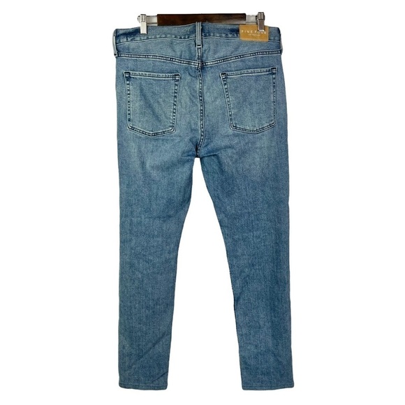 Five Four Slim Fit Medium Wash Button Fly Jeans 33 - Picture 2 of 3
